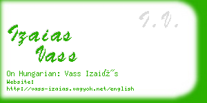 izaias vass business card